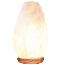 Lampe à Sel USB en Pierre de l'Himalaya Naturelle, Veilleuse Romantique de  Guérison, Base en
