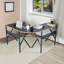 Alisson Modular L-Shaped Steel Computer Desk