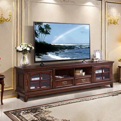 Classic American living room home TV cabinet