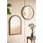 28.3x28.3" Round Wall Mirror with Pine Wood Frame