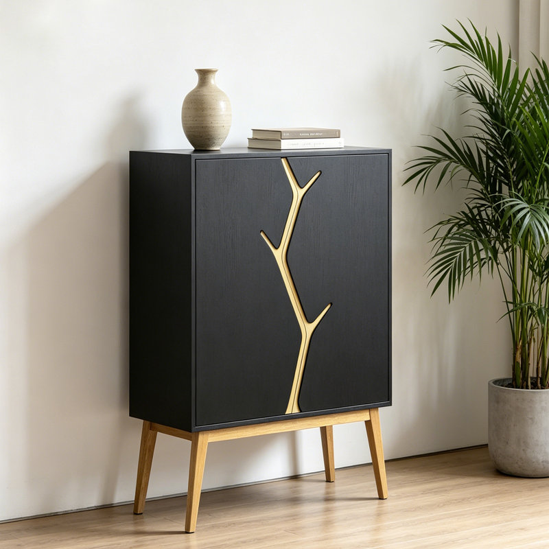 Armoire d'entrée Mid-Century