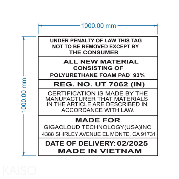 Dimensions du produit