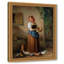 Ein Mädchen, Hühner et Tauben fterntern (1850-1855)-973104997