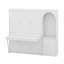 Grand lit escamotable avec tablette Stoarge et 3 tiroirs, lit escamotable multifonctionnel avec bureau et lumière DEL-1175926234