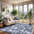 Floral Indoor / Outdoor Rug-1842491294
