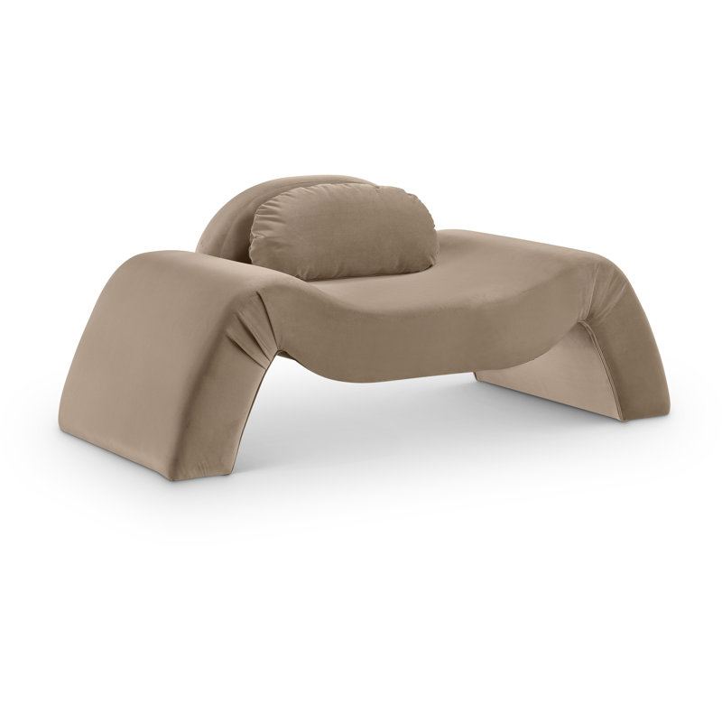 Fauteuil d'appoint Austin Amsterdam Austin, Velours taupe