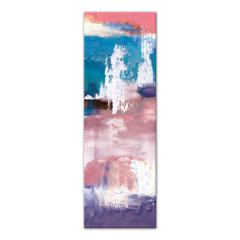 « bleu vert et rose », impression sur toile