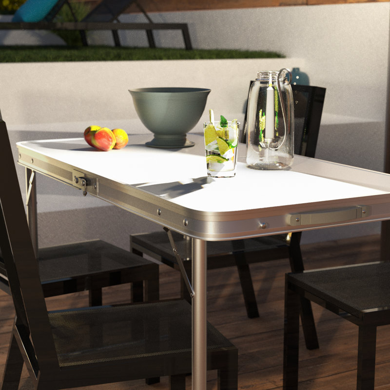 Azaleigh 120cm Rectangular Adjustable Folding Table