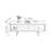 Nordic solid wood granite coffee table