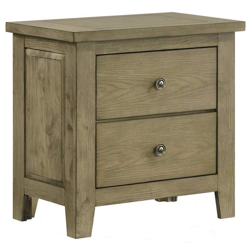 Table de chevet 2 tiroirs Pelton