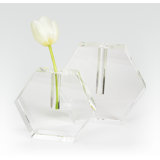 Flat Hex Bud Vase