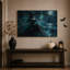 Impression sur toile, "Fantaisie sorcière avec magie bleue et Halloween"-712499297