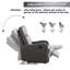 Fauteuil inclinable ergonomique manuel Daxxton de 29,5 po de largeur