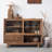 Wall-mounted glass storage rack