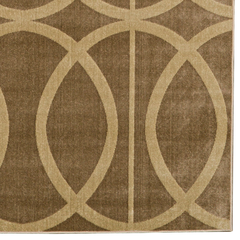 Tapis beige à poils courts Maxus, Rectangle 5 pi x 7 pi 6 po