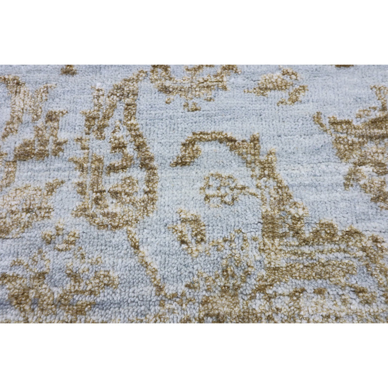 Oriental Area Rug in Gold, Rectangle 3' x 5'