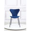 4 Doreen Velvet Upholstered Dining Chair with Black Metal Legs-1867246401-1867246404