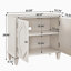 Buffet rétro en bois avec rangement, armoires décoratives-1013024074
