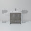 Meuble-lavabo l 30 po x P 22 po Jacques et comptoir en quartz blanc-66637662-112952853