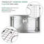 Évier de cuisine encastrable avec filtre à panier L 35 po x l 19 po Diamond Super