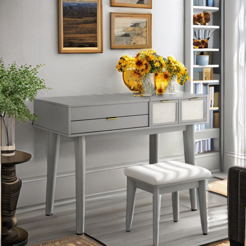 Coiffeuse Caidence, gris