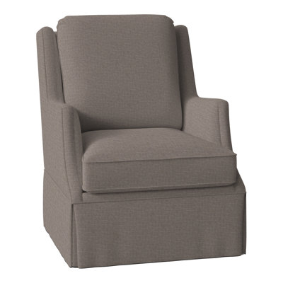 Savannah Upholstered Swivel Wingback Chair