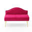 Causeuse en velours 46,5 po-76830073