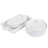 Gibson Elite 4 Piece Stoneware Gracious Dining Bakeware Set with Lid