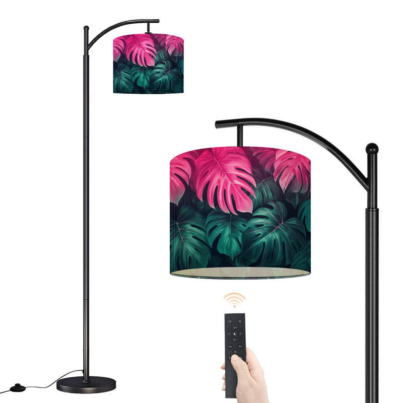 Lampe sur pied avec abat-jour réglable Arc
