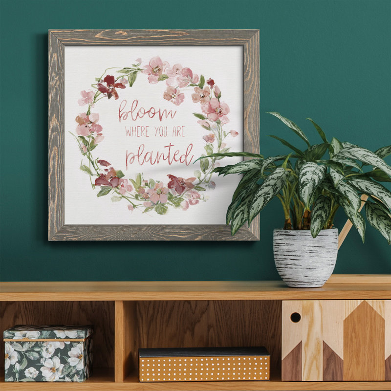 «Succulent Trio I», peinture sur toile encadrée, H 31,5 po x l 31,5 po x P 1,5 po, Encadré gris