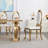 Solway 70.08" Dining Table Set, Modern Kitchen Table For 6 Person (1 Table 6 Chairs)-1440610200