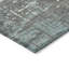 Tapis intérieur / extérieur lavable 5 pi x 8 pi taupe et bleu sarcelle