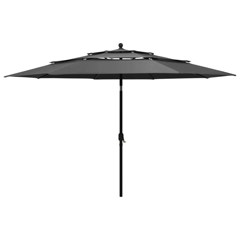 Nebraska 260cm Cantilever Parasol, Anthracite