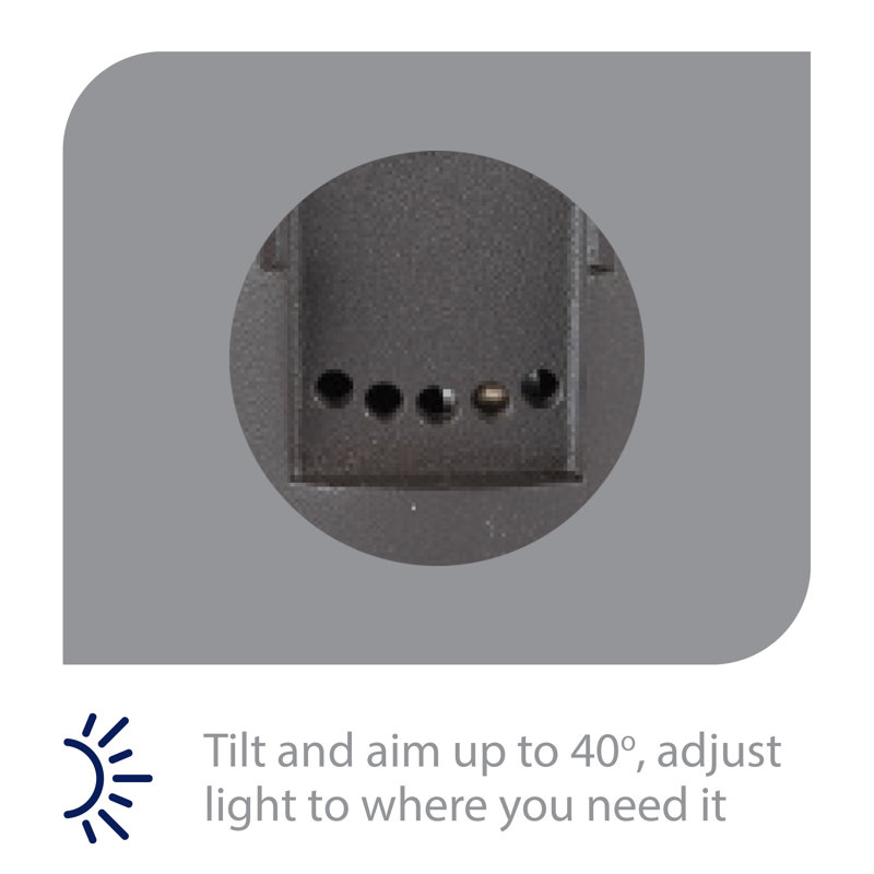 LED Well Light, Bronze on Aluminum, 2700K