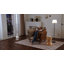 Fauteuil d'appoint 43 po en cuir chenille-1445232944