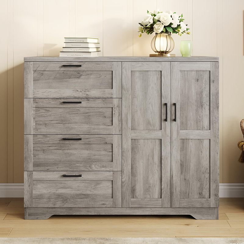 119.9 cm W Chest of 4 Drawers