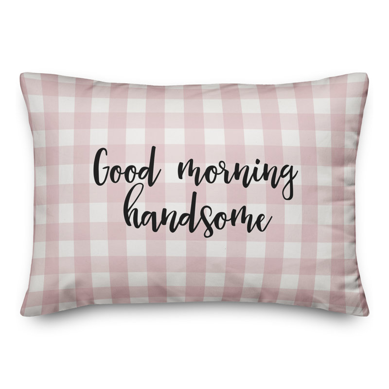  Coussin Good Good, Noir / Rose