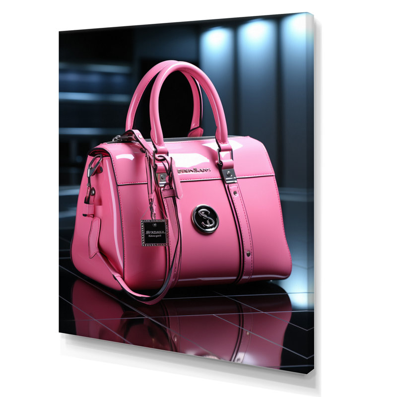 Leelen Fashion Bag Glamour II rose, H 44 po x l 34 po x P 1,5 po, Toile tendue