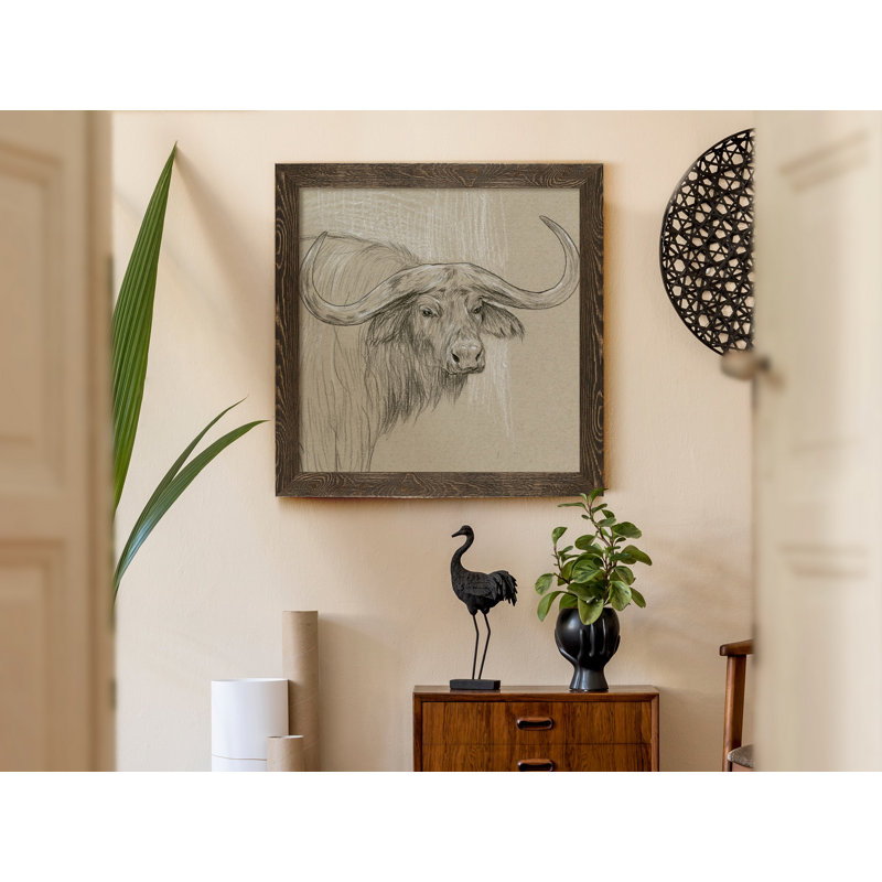 " Neutral Shapes I ", 21" H x 21" W x 1" D, Walnut Framed