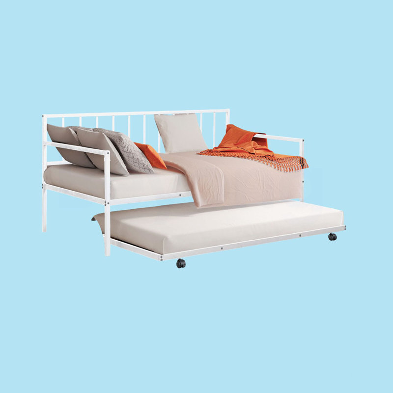 Bentaley Daybed With Trundle, White