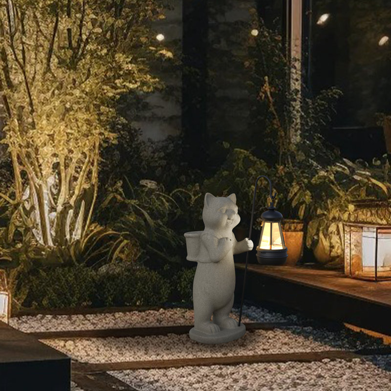 Resin Garden Statue, Beige