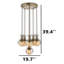 Luminaire suspendu sphère 6 lumières