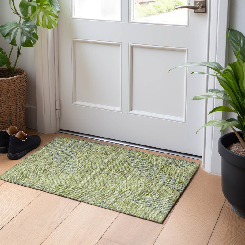 Premium Machine Washable Vaseem AMF117 Rug, Rectangle 1'8" x 2'6"