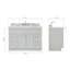 Ensemble de meuble-lavabo simple 49 po Hamlet-60199460