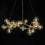 Lustre 19 lumières en verre torsadé moderne-925892602