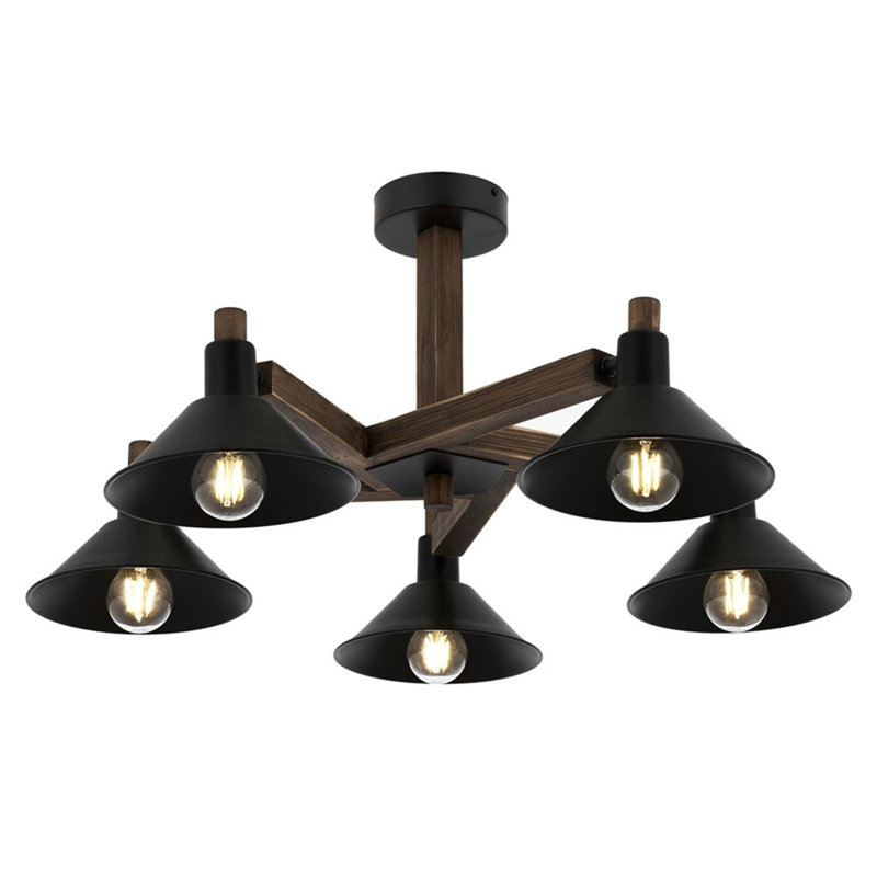 Lustre spoutnik à 5 lumières