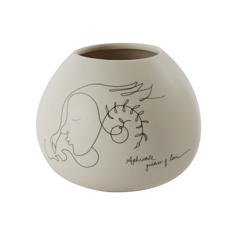 Vase de table en céramique 4,5 po Sauter