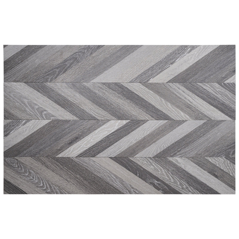 BaseCore 12mil x 6" W x 36" L Peel and Stick Luxury Vinyl Plank Flooring, Grizzly Gray