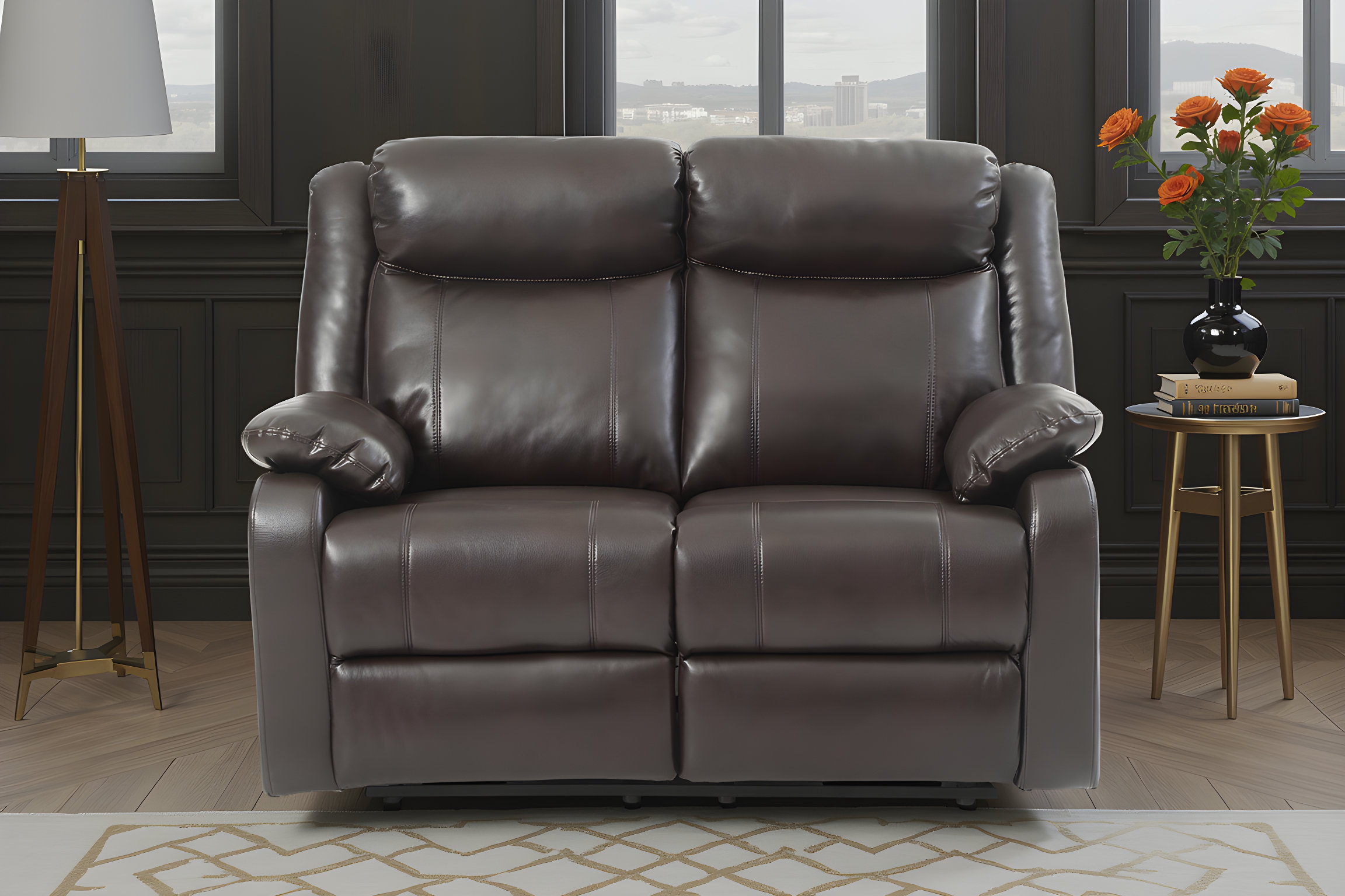Latitude Run® Egmund Faux Leather Dual Reclining Love Seat - Wayfair Canada