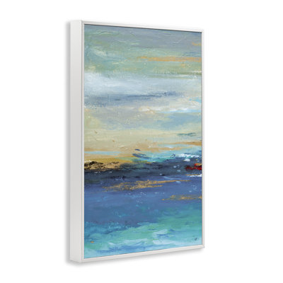 «Ombre Ocean View», estampe numérique encadrée par Patricia Pinto